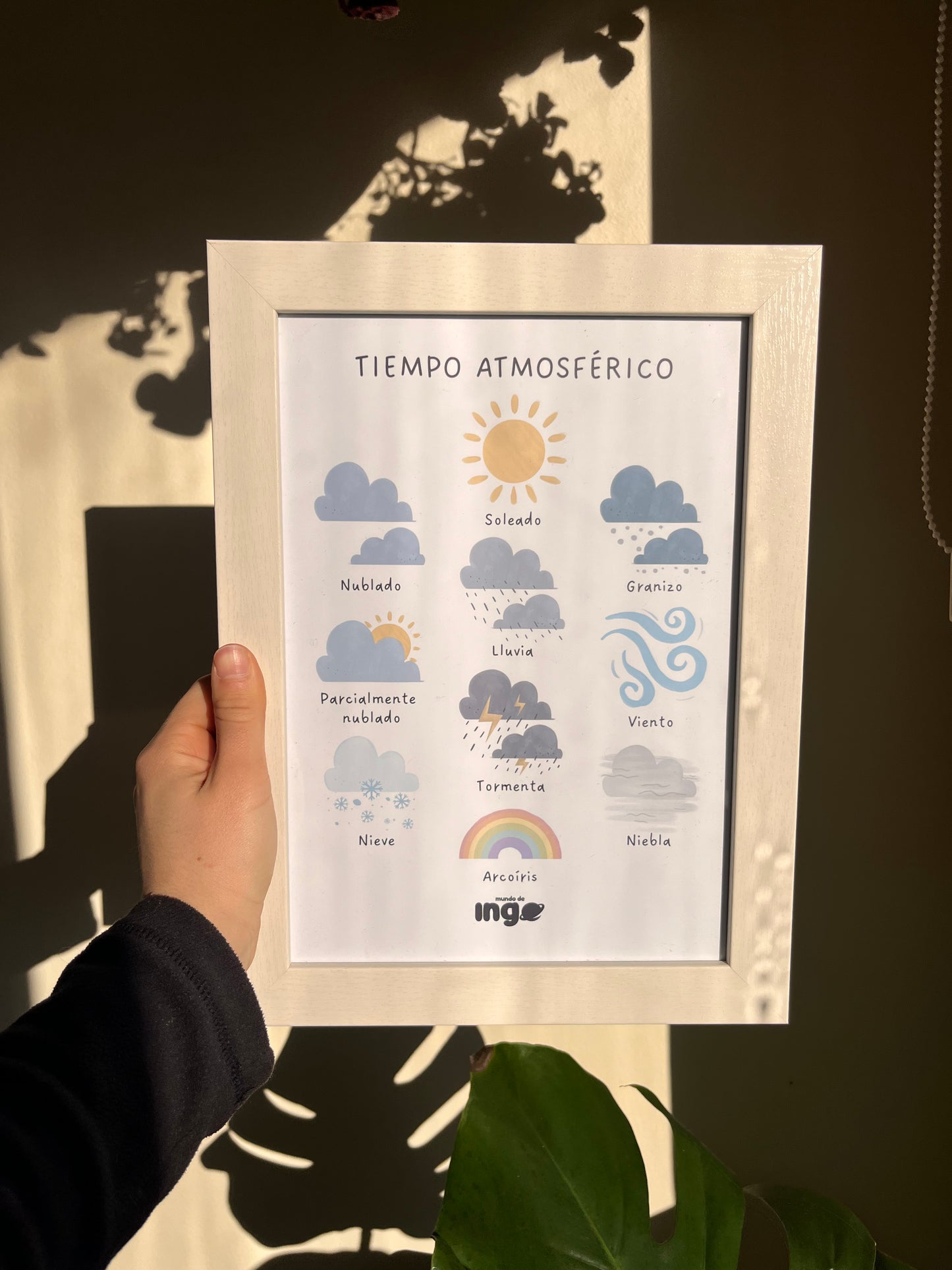 Afiche tiempo atmosférico ESP